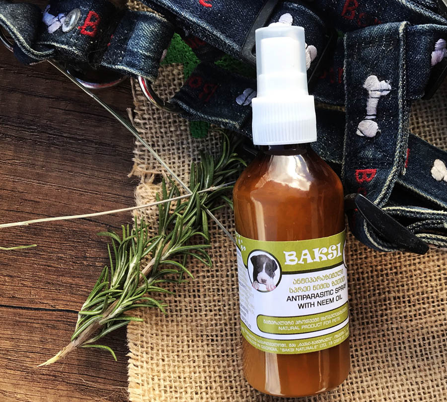 ანტიპარაზიტული სპრეი ძაღლებისთვის – ნატურალური დაცვა