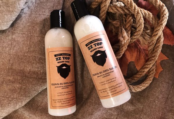 წვერის და თმის შამპუნი მშრალი და ნორმალური კანისთვის